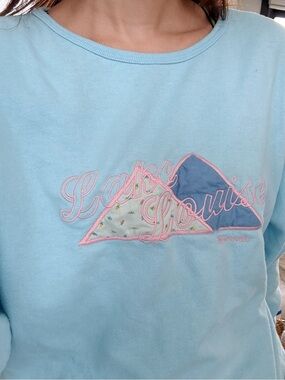 Penmans Baby Lake Louise Canada Embroidered Floral Patchwork Fleece Sweatshirt
